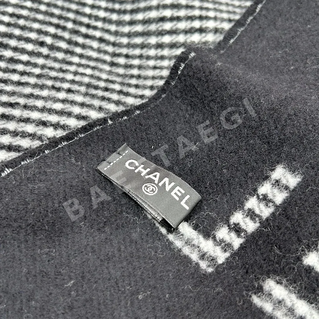샤넬 하운드투스 캐시미어 머플러 상세 이미지 8