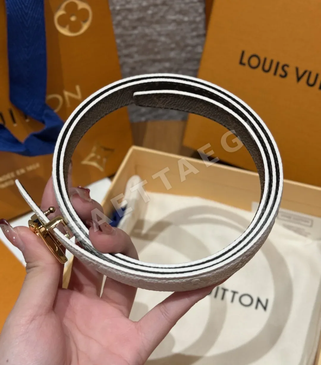 루이비통 플라워그램 20mm 벨트 상세 이미지 3