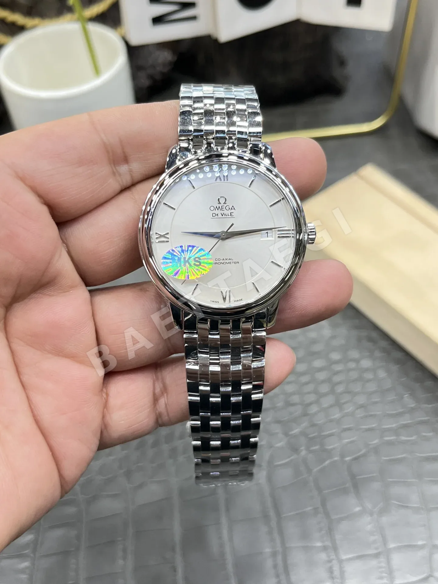 오메가 드빌 남성 자동 기계식 MKS공장 시계 레플리카 44578 Omega