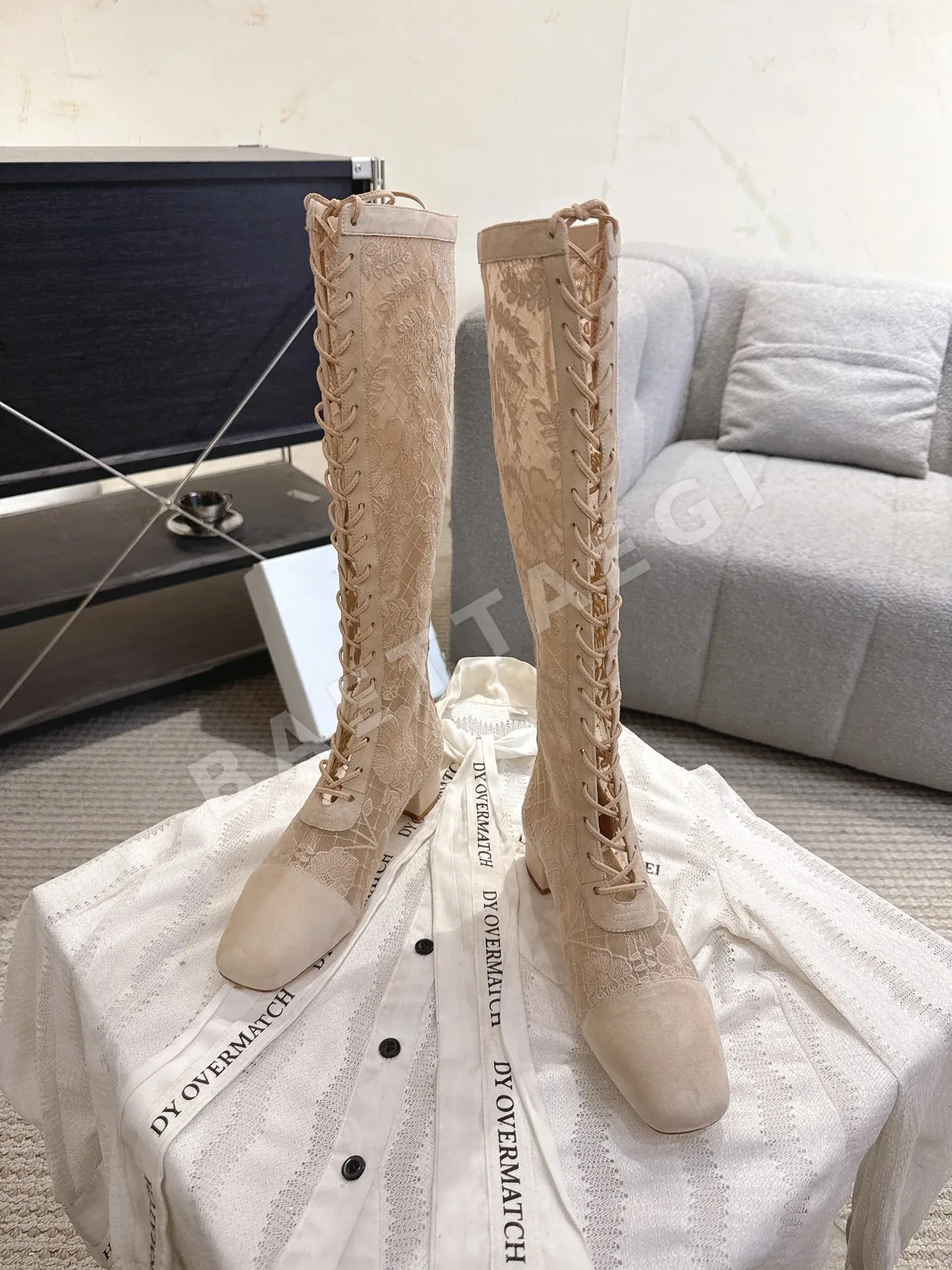 디올 자 자수 메시 부츠 8851 상세 이미지 2