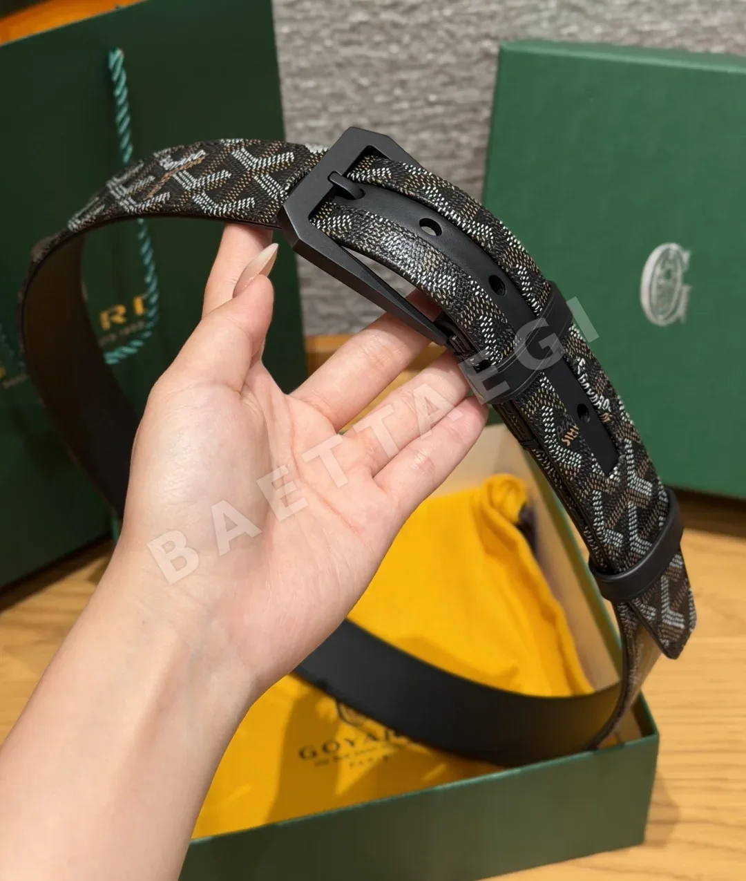 고야드 FRÉGATE 가죽 벨트 30mm 상세 이미지 3
