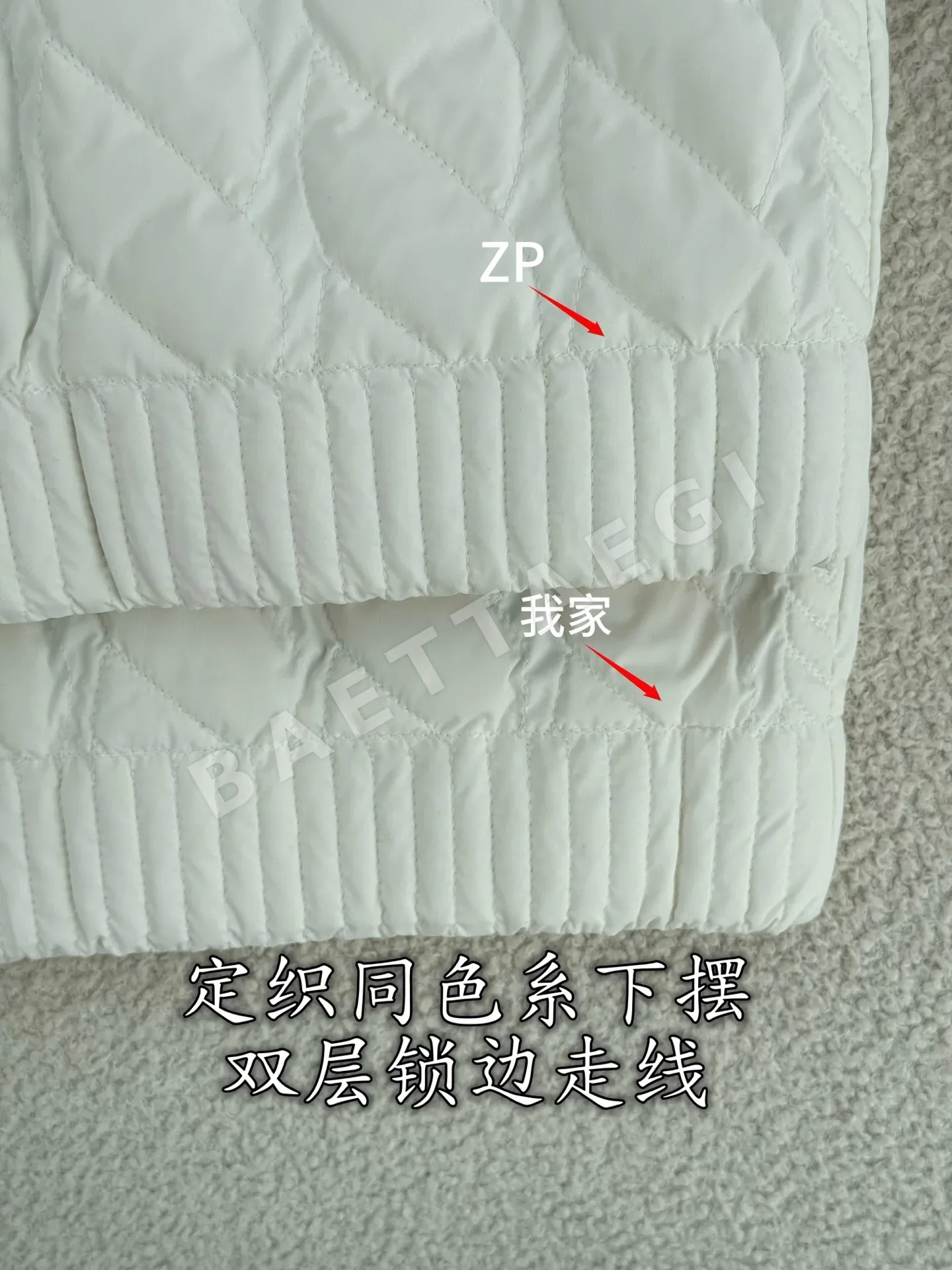 몽클레르 여성 나일론 다운 자켓 상세 이미지 8