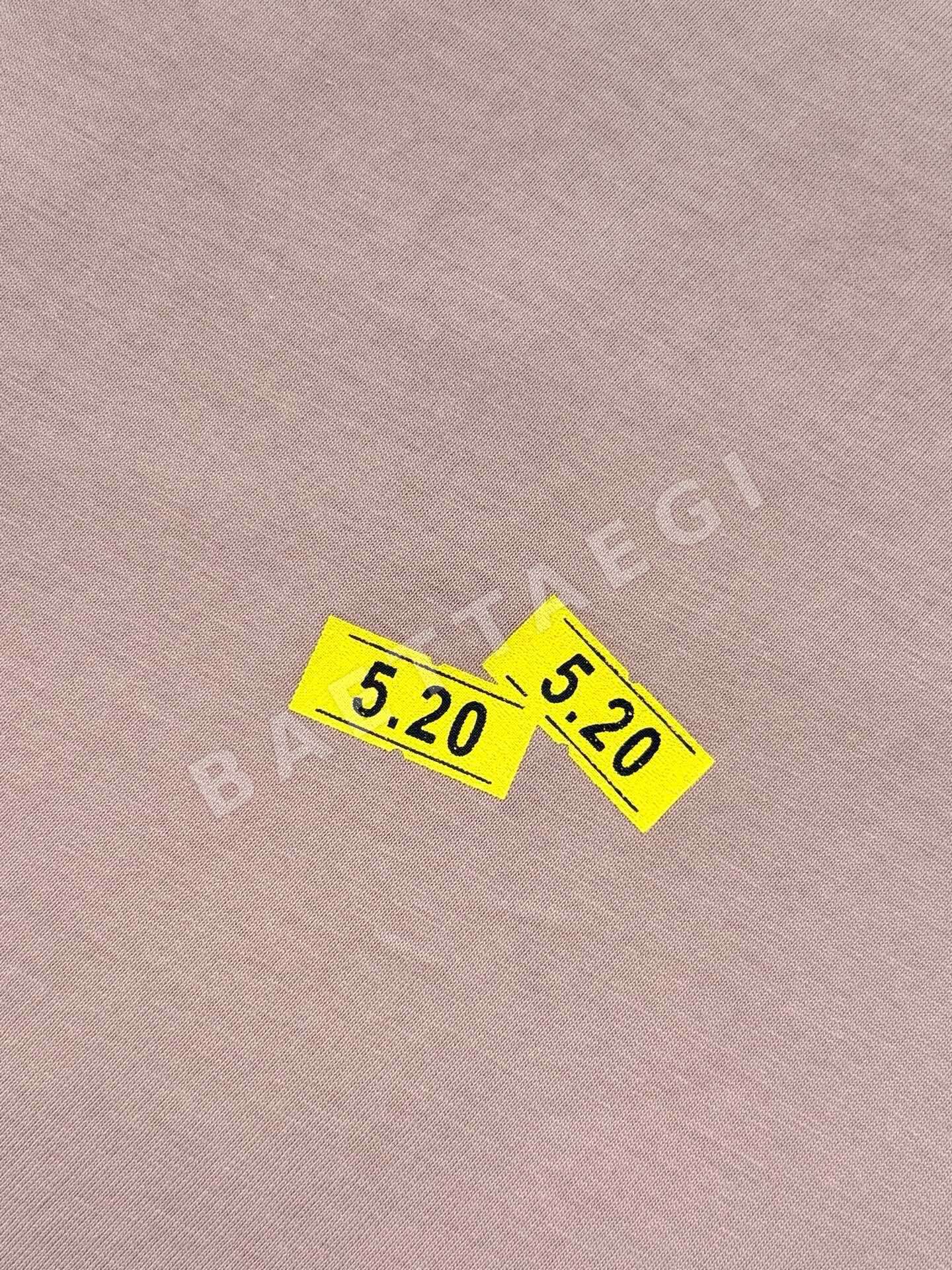 발렌시아가 리미티드 에디션 라벨 반팔 티셔츠 상세 이미지 6