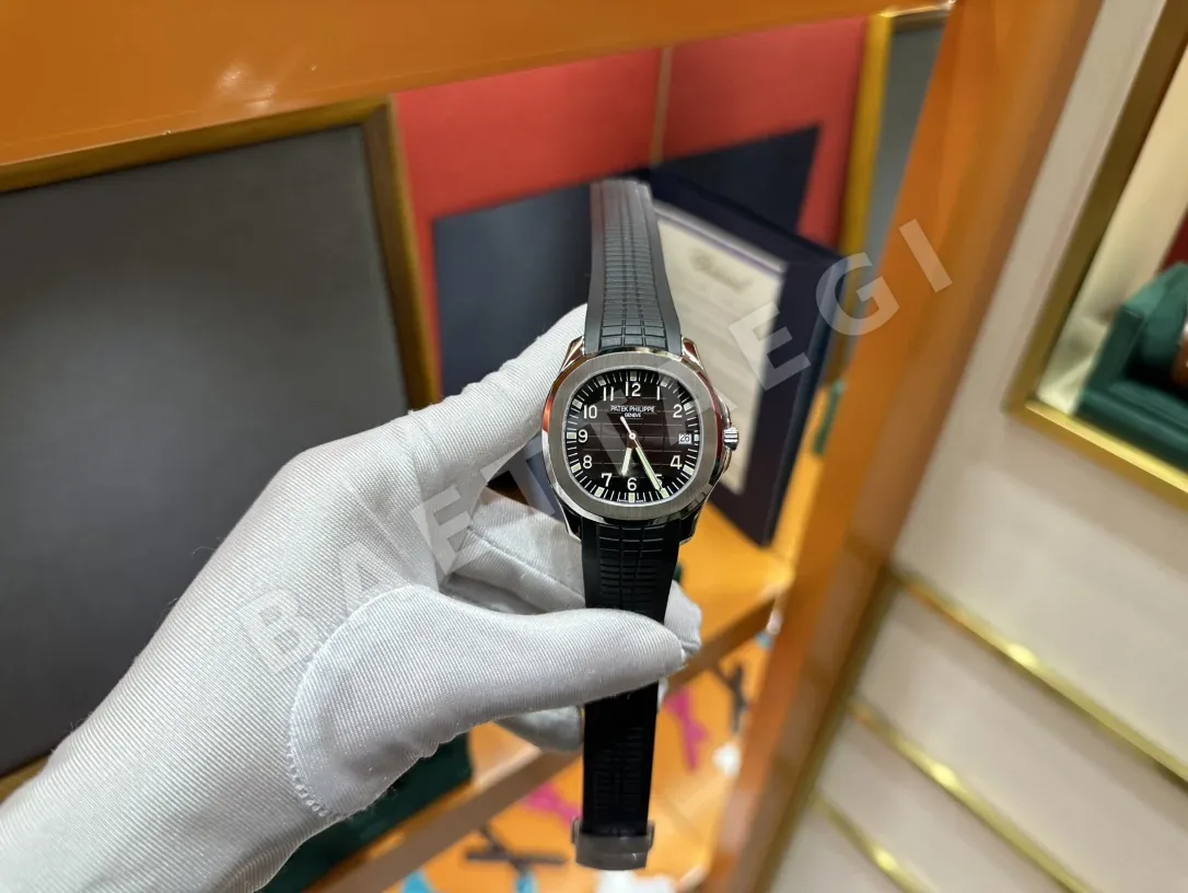 파텍필립 아쿠아넛 5168 G 자동 그레이 다이얼 PPF 공장 레플리카 44180 Patek Philippe