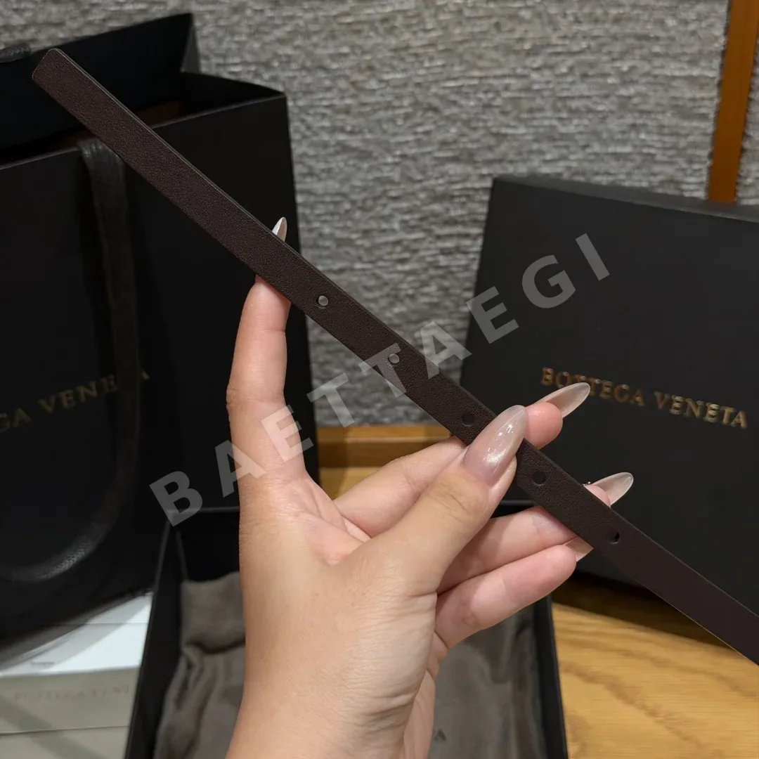 보테가베네타 소가죽 미니벨트 15mm 상세 이미지 6