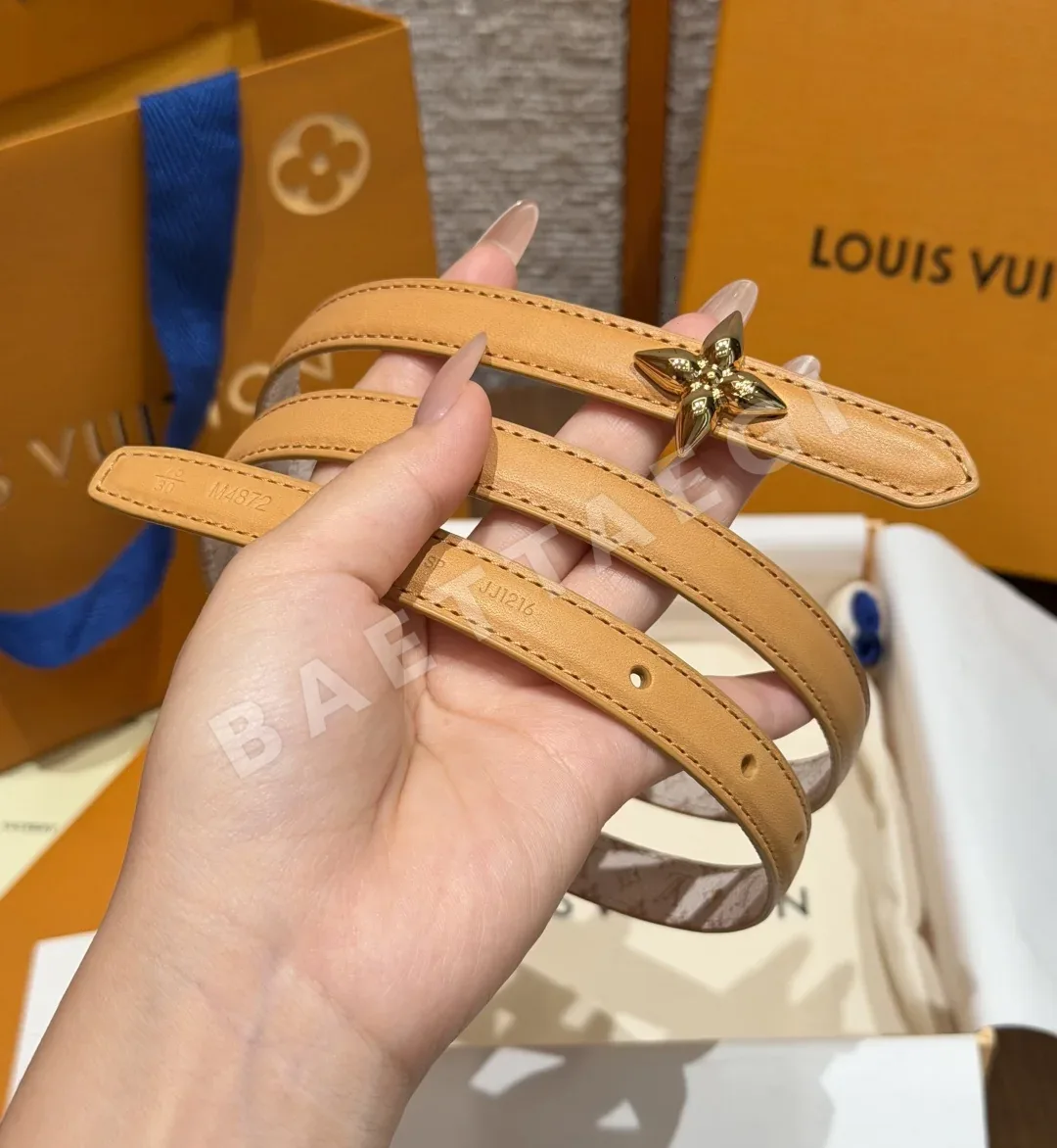 루이비통 MINI FLOWERGRAM 15mm 양면 벨트 상세 이미지 2