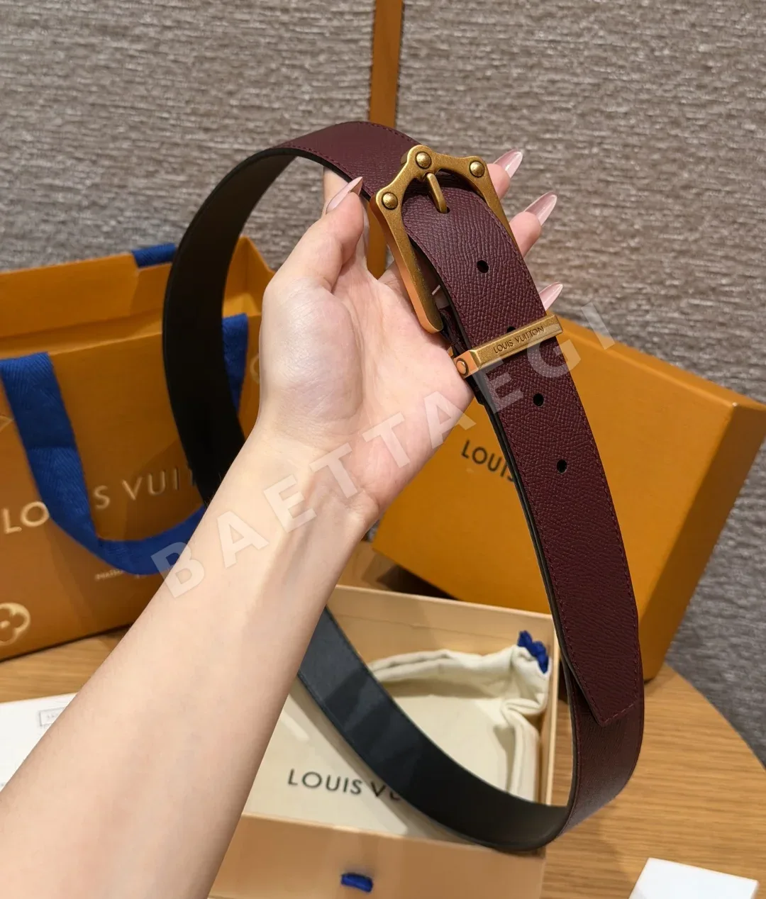 루이비통 프록 35mm 리버시블 벨트 상세 이미지 3