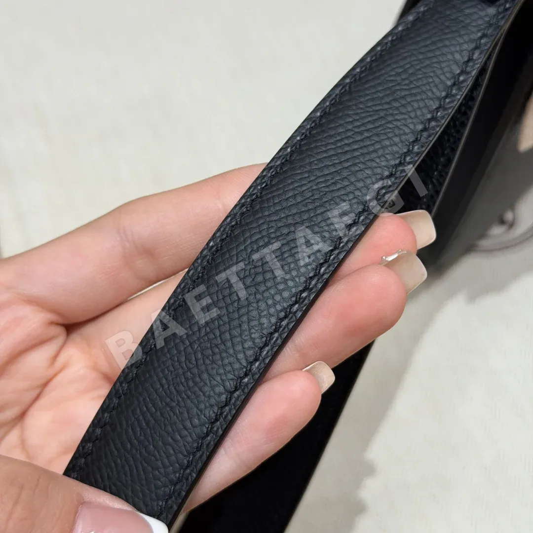 에르메스 켈리 데페슈 남성 클러치백 25 cm 블랙 상세 이미지 8