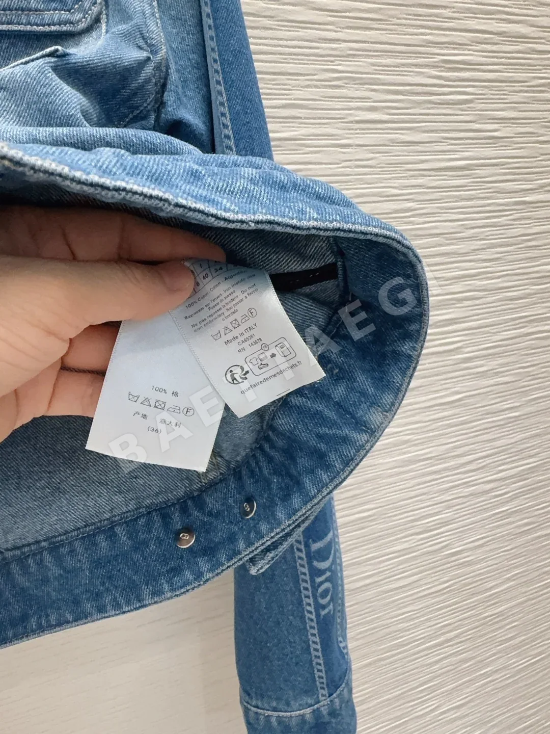 디올 데님 여성 자켓 상세 이미지 8