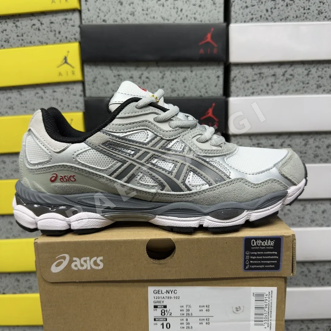 아식스 [WZ] 젤 NYC 1201A789-102 200470 Asics Gel-NYC White Steel Grey
