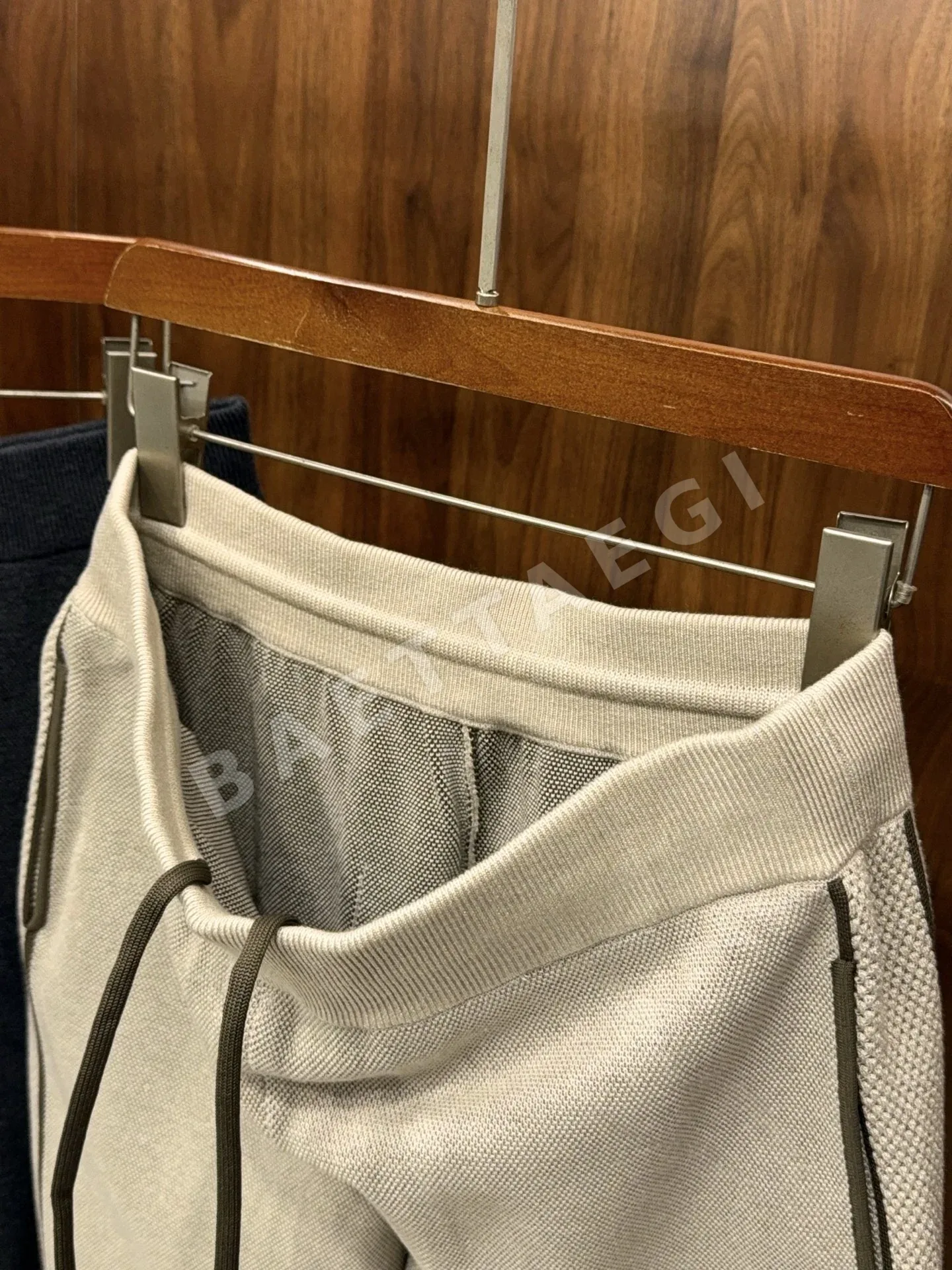벨루티 울 실크 혼방 니트 스웨트팬츠 남성 바지 상세 이미지 5