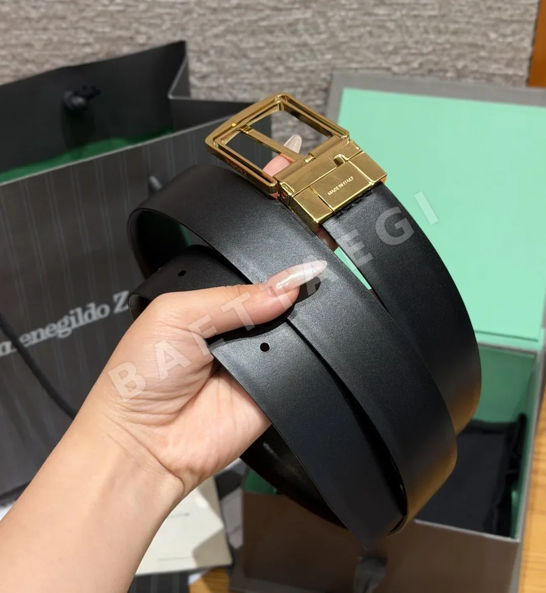 제냐 리버시블 가죽 벨트 35mm 상세 이미지 4
