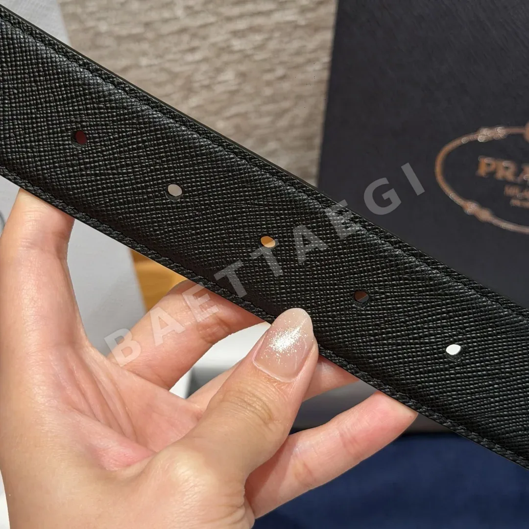 프라다 사피아노 가죽 벨트 33mm 상세 이미지 9
