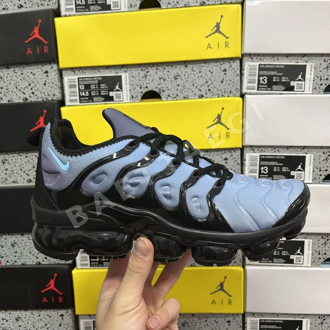 나이키 [OT] 에어 베이퍼맥스 플러스 블랙 블루 924453-018 201591 Nike Air VaporMax Plus Aluminum 상세 이미지 3