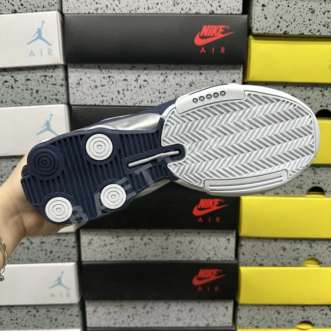 나이키 [PH] 샥스 AT7843-100 201825 Nike Shox BB4 White Silver Navy 상세 이미지 9