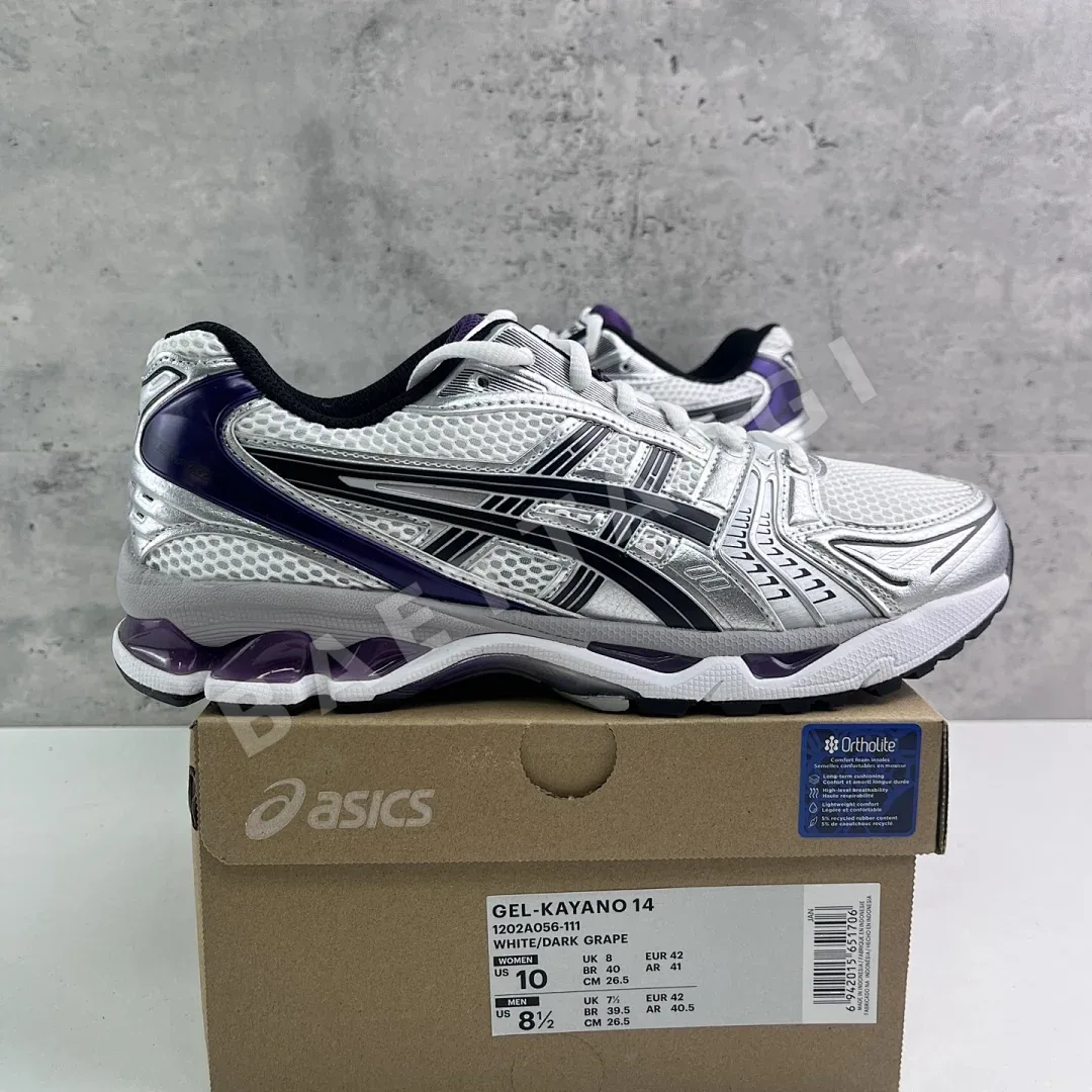 아식스 [TOP] 젤 카야노 14 1202A056-111 200252 Asics Gel-Kayano 14 White Dark Grape