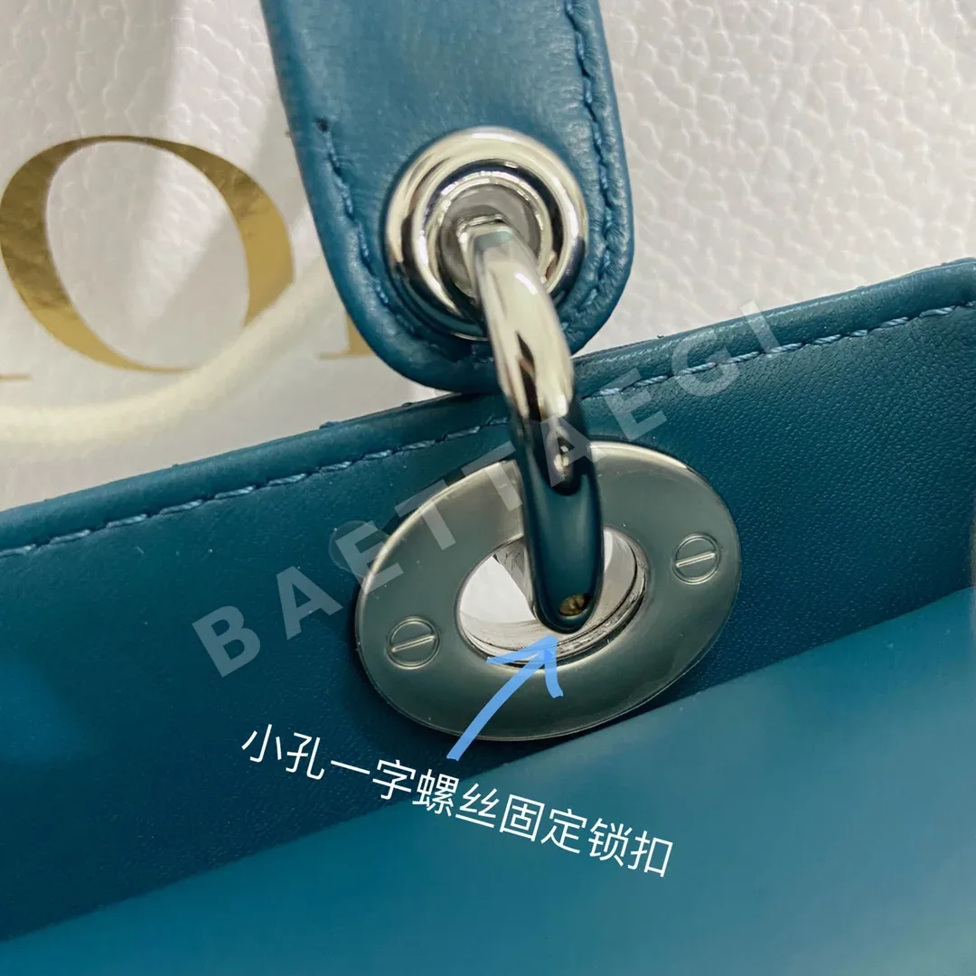 디올 레이디 ABC 램스킨 숄더백 상세 이미지 5