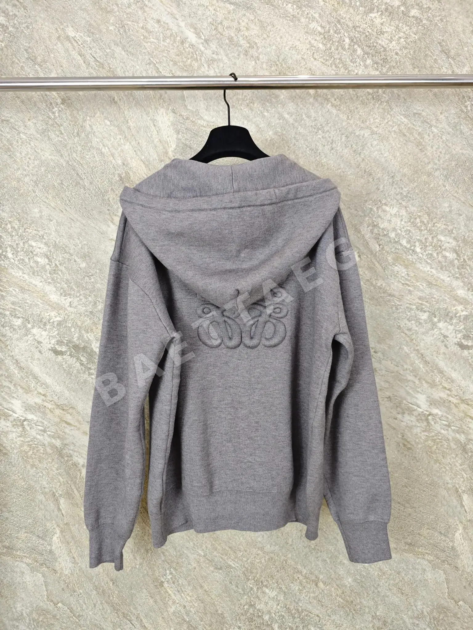 로에베 울 지퍼업 후디 자켓 상세 이미지 2