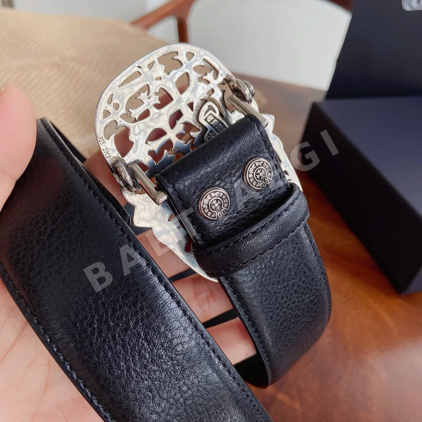 크롬하츠 벨트 59352 Chrome Hearts Belt 상세 이미지 4