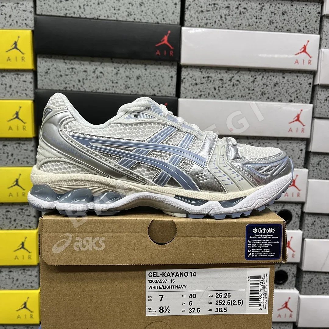아식스 [ZC] 젤 카야노 14 1203A537-115 200414 Asics Gel-Kayano 14 White Light Navy