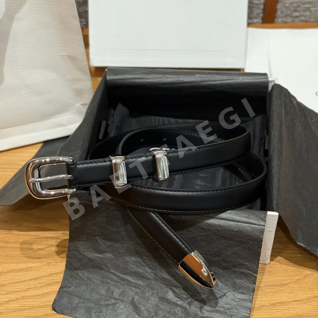 셀린느 JD260 개선문 웨스턴 스몰 가죽 벨트 179532