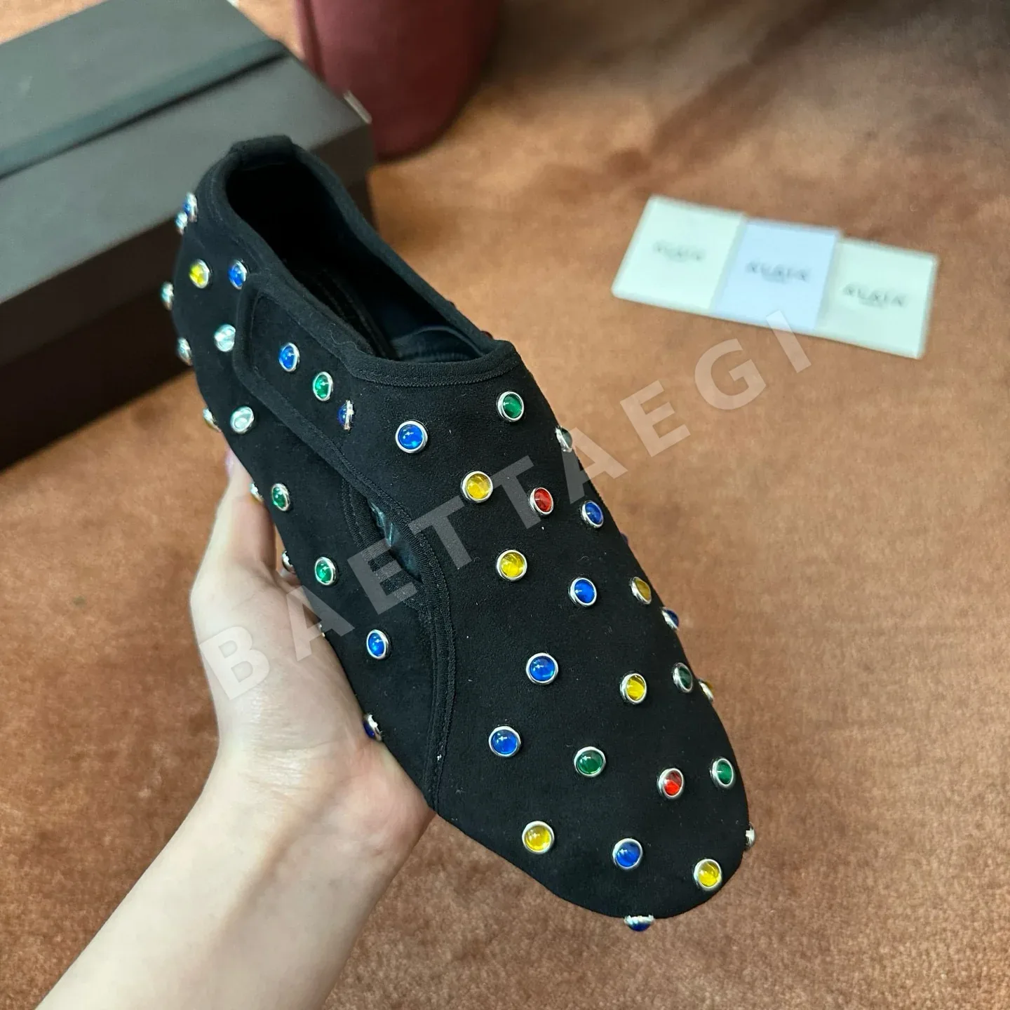 알라이아 꼬임 발레 슈즈 상세 이미지 3