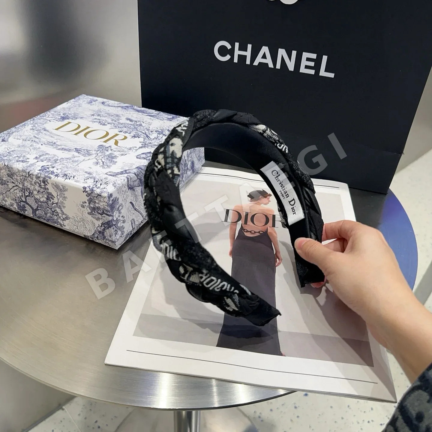 디올 CD 헤드밴드 상세 이미지 2
