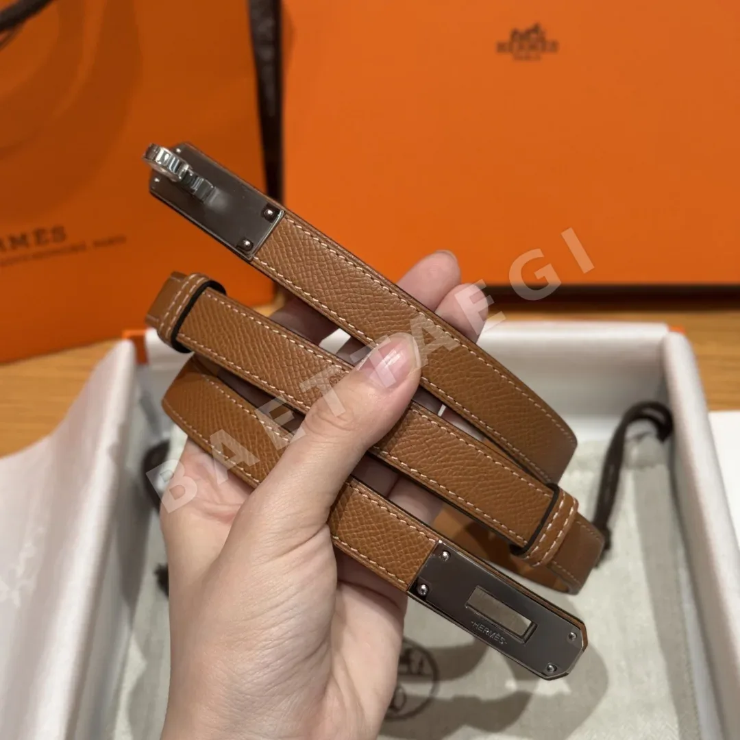 에르메스 켈리 버클 엡솜 카프스킨 벨트 상세 이미지 2