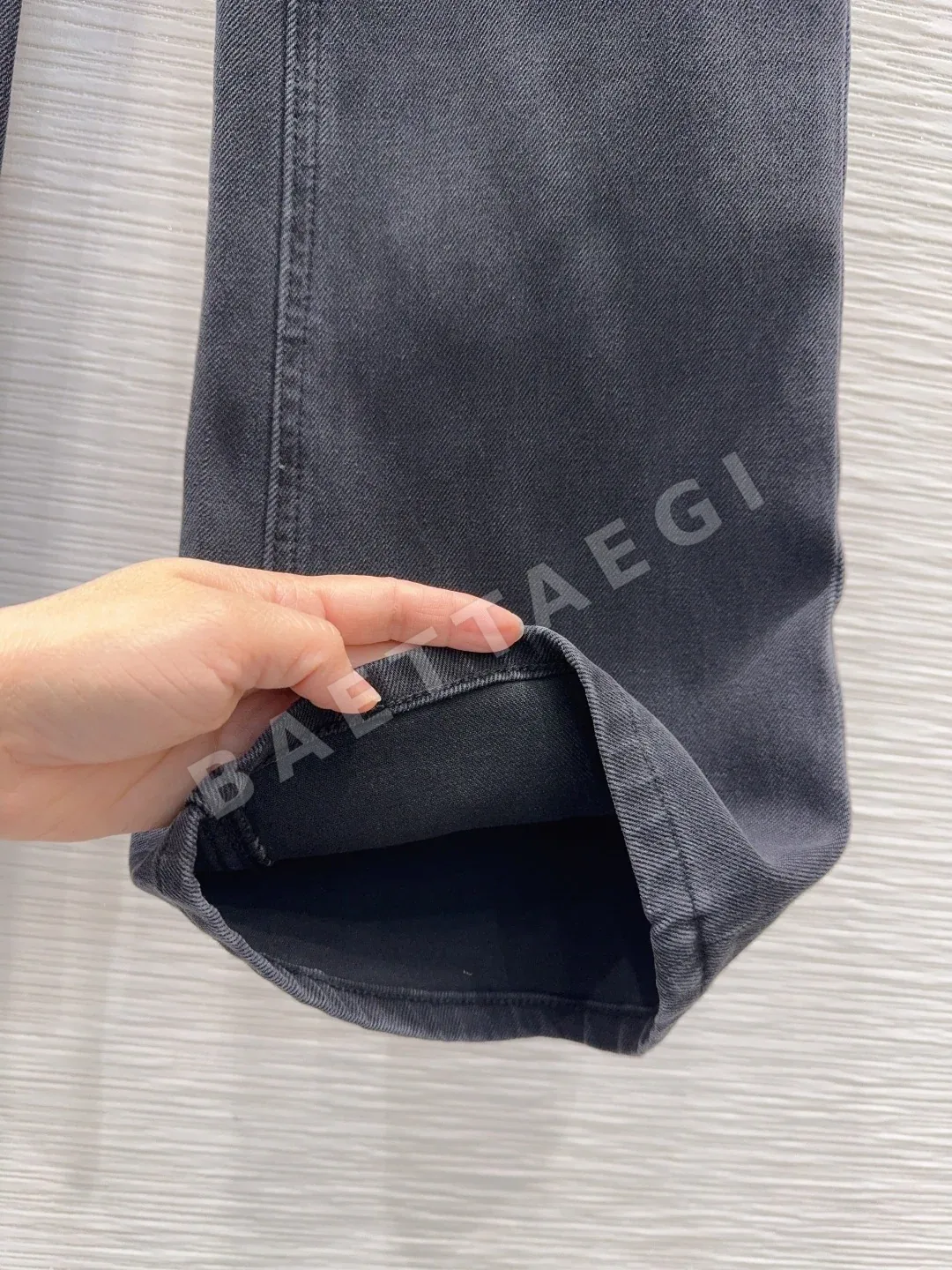 생로랑 3D 테일러드 핏 여성 청바지 상세 이미지 5