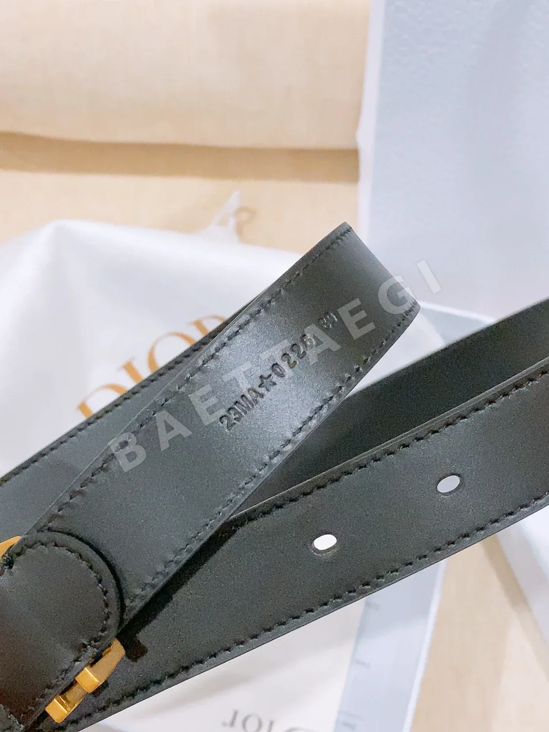 디올 카나쥬 가죽 벨트 상세 이미지 6