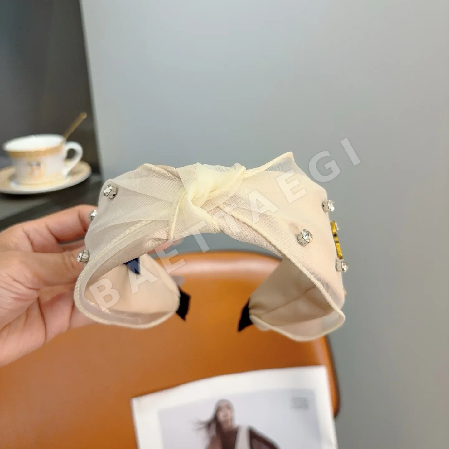 루이비통 와이드 헤드밴드 헤어악세 상세 이미지 5