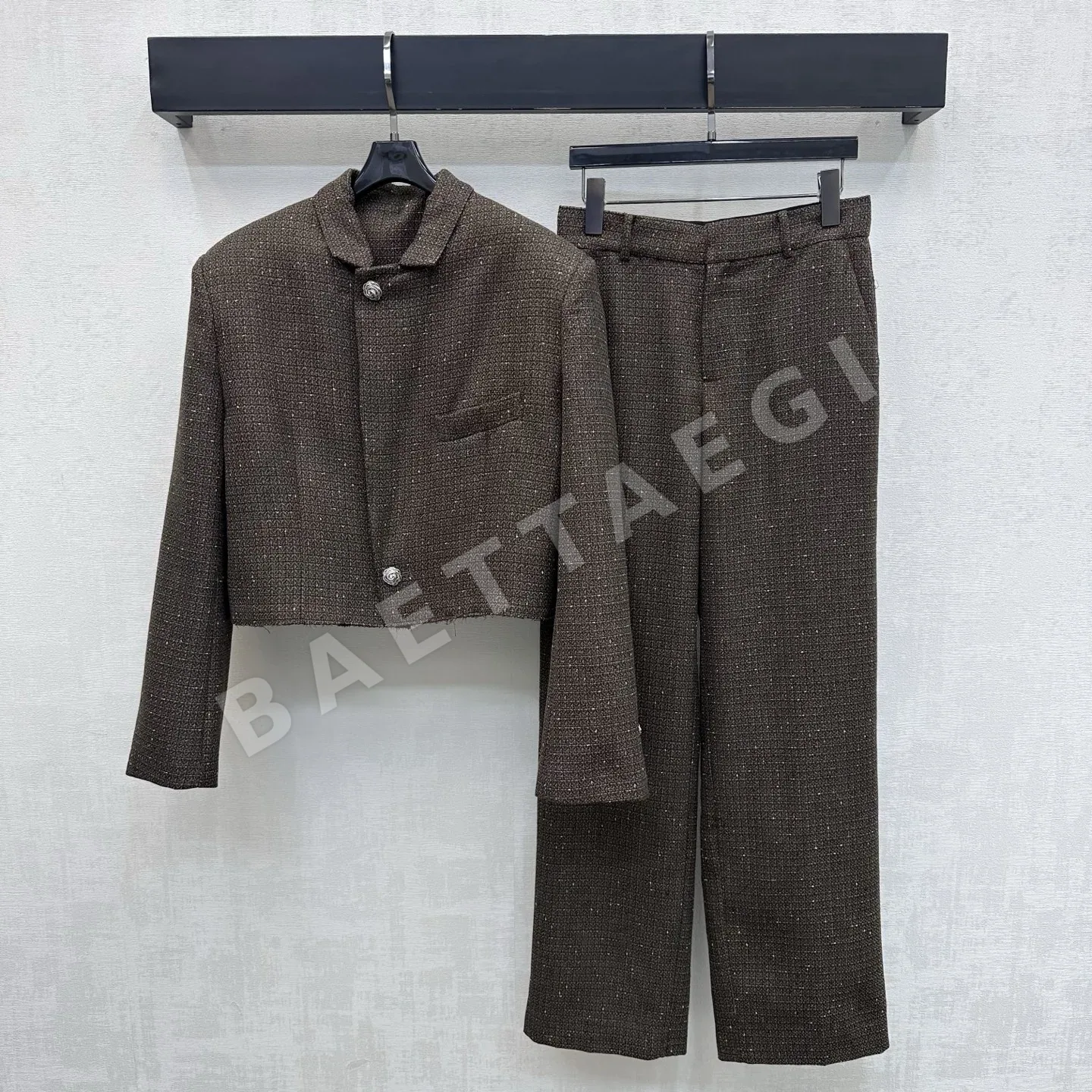 샤넬 트위드 여성 바지 상세 이미지 8