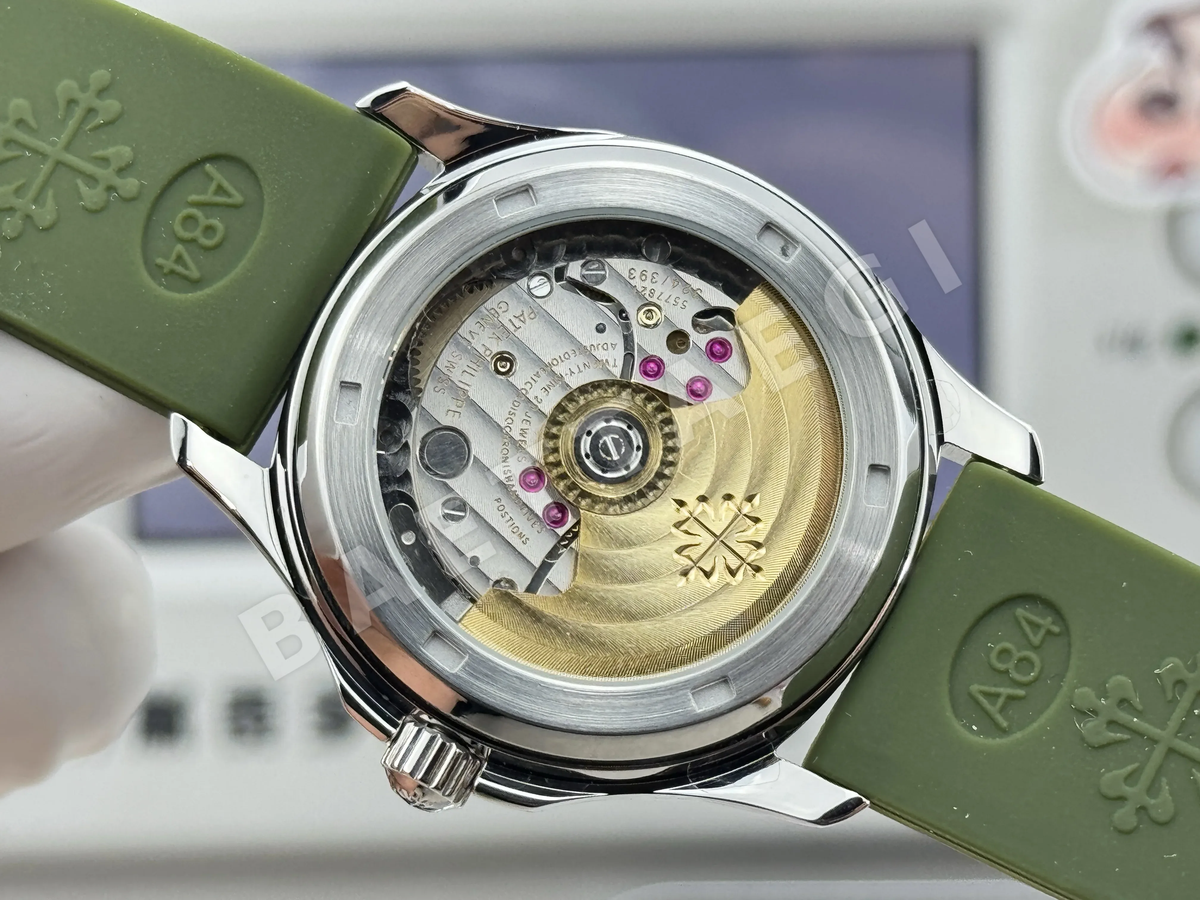 파텍필립 아쿠아넛 자동 여성용 GR 공장 레플리카 44065 Patek Philippe 상세 이미지 17