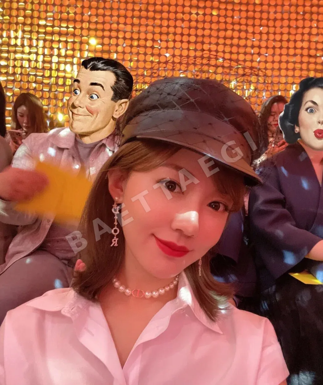 디올 CD 진주 목걸이 상세 이미지 3