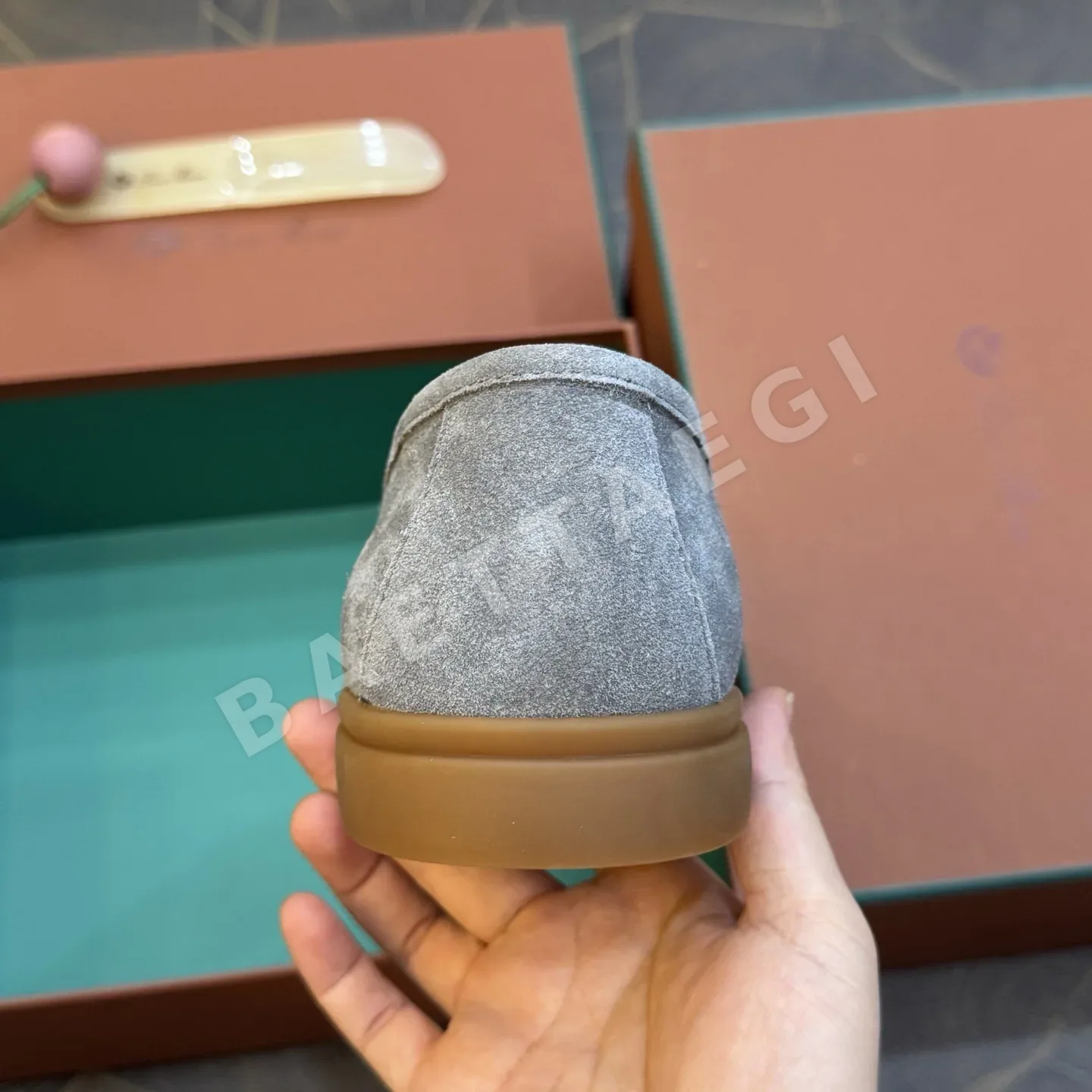 로로피아나 로퍼 스웨이드 상세 이미지 8