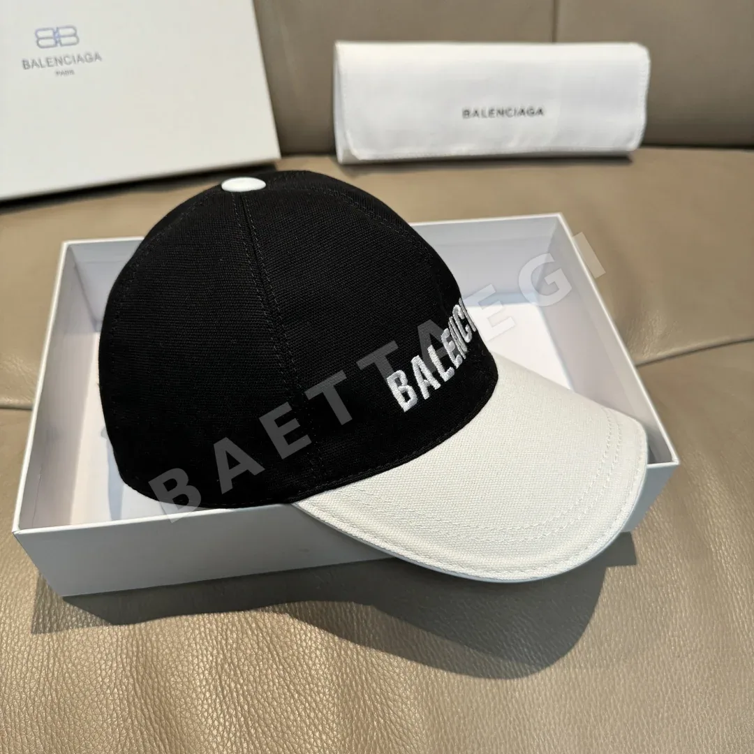 발렌시아가 컬러 블록 베이스볼 캡 상세 이미지 3