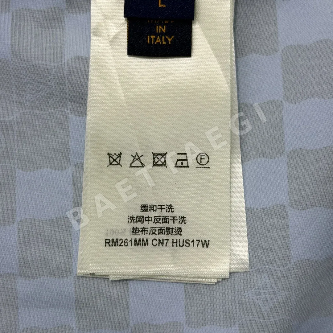 루이비통 모노그램 코튼 반팔 셔츠 상세 이미지 9