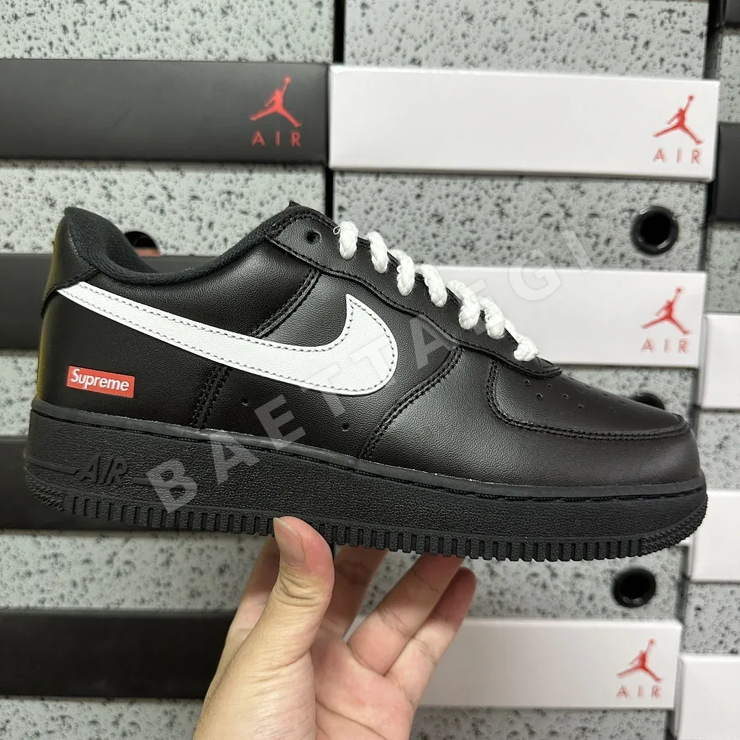 나이키 [G] 에어 포스 1 로우 화이트 블랙 CU9225-001 201760 Nike Air Force 1 Low Supreme Sup 상세 이미지 10