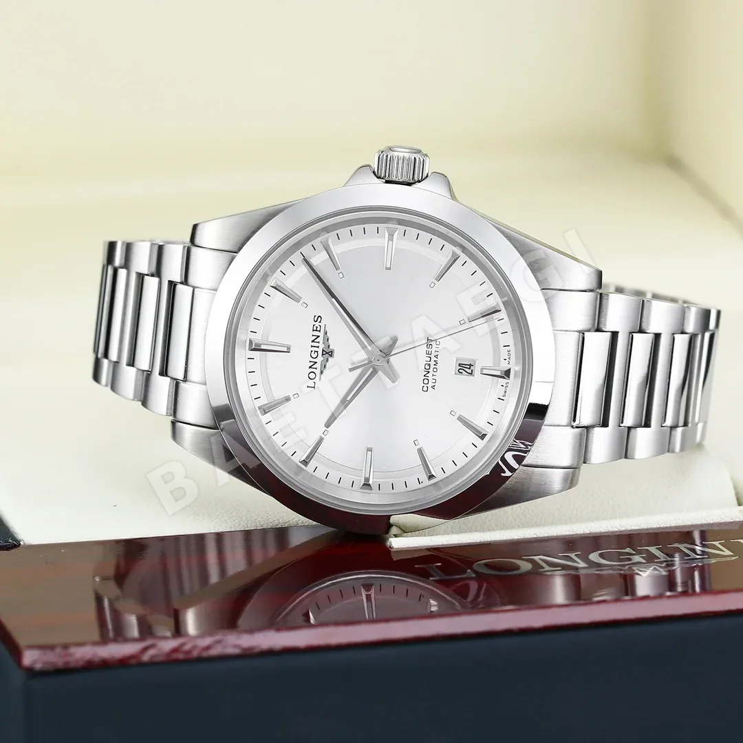 론진 콘퀘스트 41MM2024 신형 오토매틱 시계 레플리카 44468 Longines 상세 이미지 5