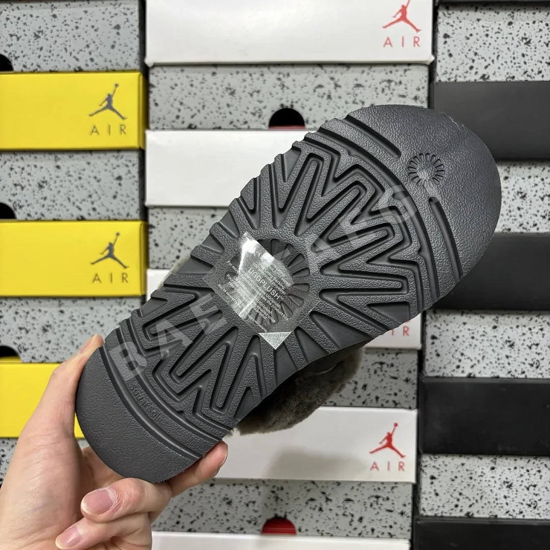 어그 [TOP] 그레이 208920 UGG Disquette Slipper Charcoal 3cm -2550 상세 이미지 6