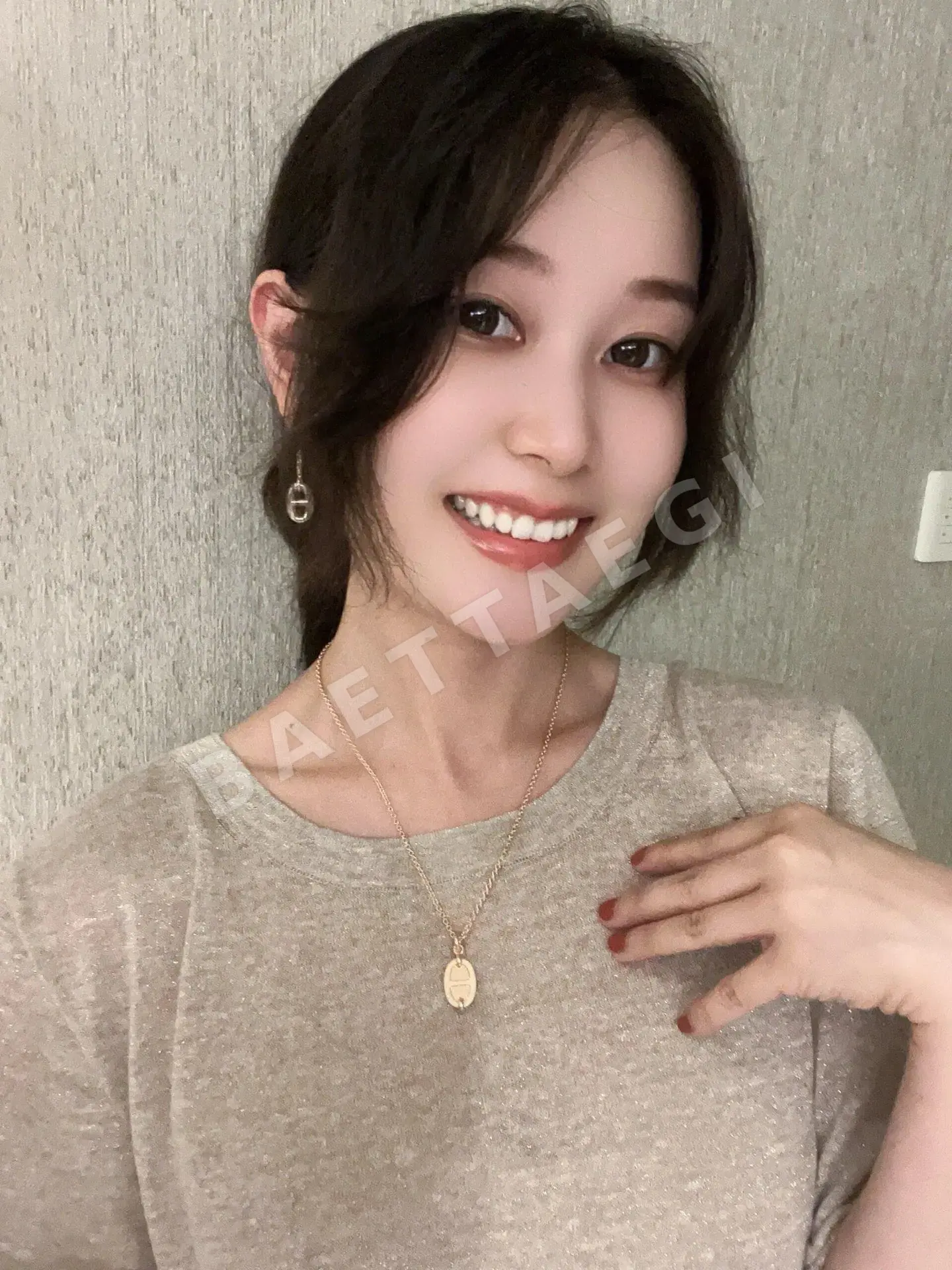 에르메스 돼지 코 오일드립 925 스털링 실버 목걸이 상세 이미지 2