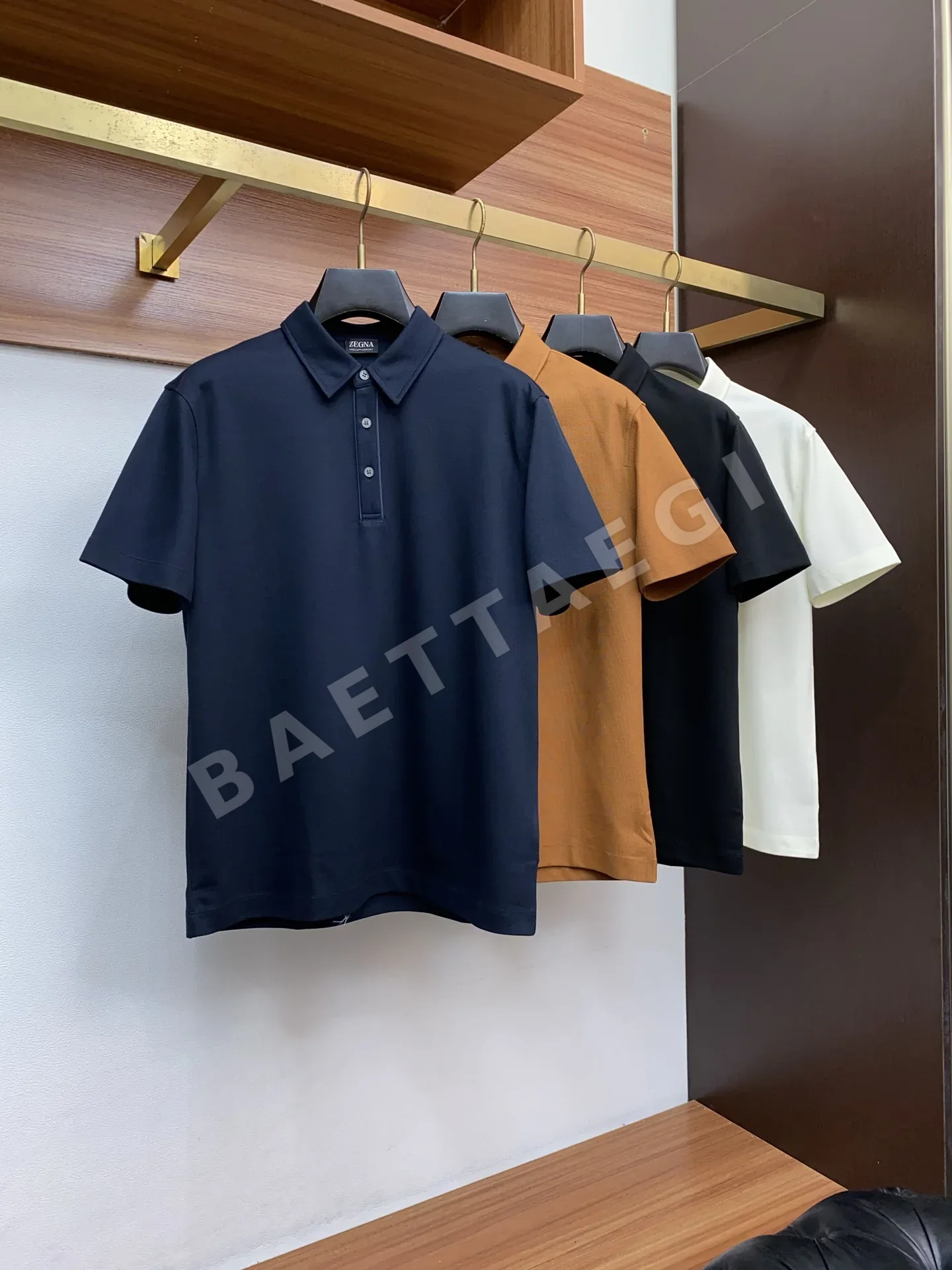 제냐 남성 클래식 반팔 폴로셔츠 M~3XL 상세 이미지 9