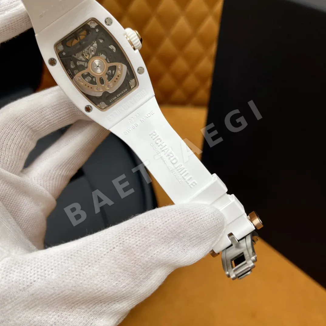 리차드밀 블랙 화이트 세라믹 남성 시계 레플리카 44915 Richard Mille 상세 이미지 7