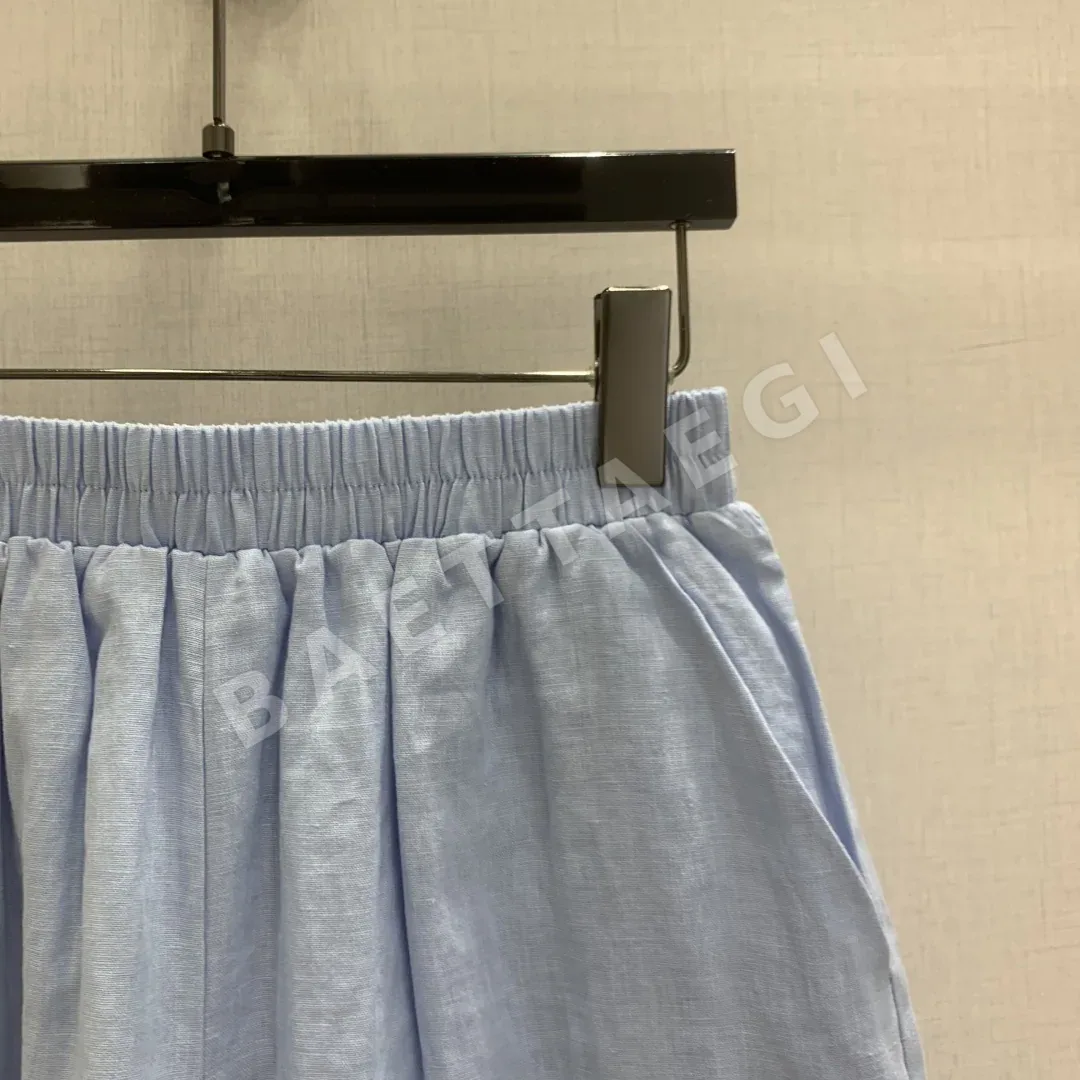 폴로 린넨 반바지 여성용 상세 이미지 3