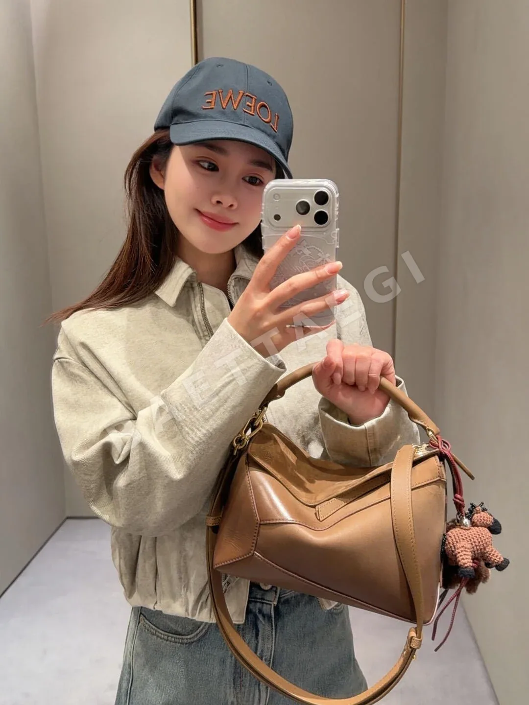 로에베 타이다이 데님 플리츠 자켓 상세 이미지 8