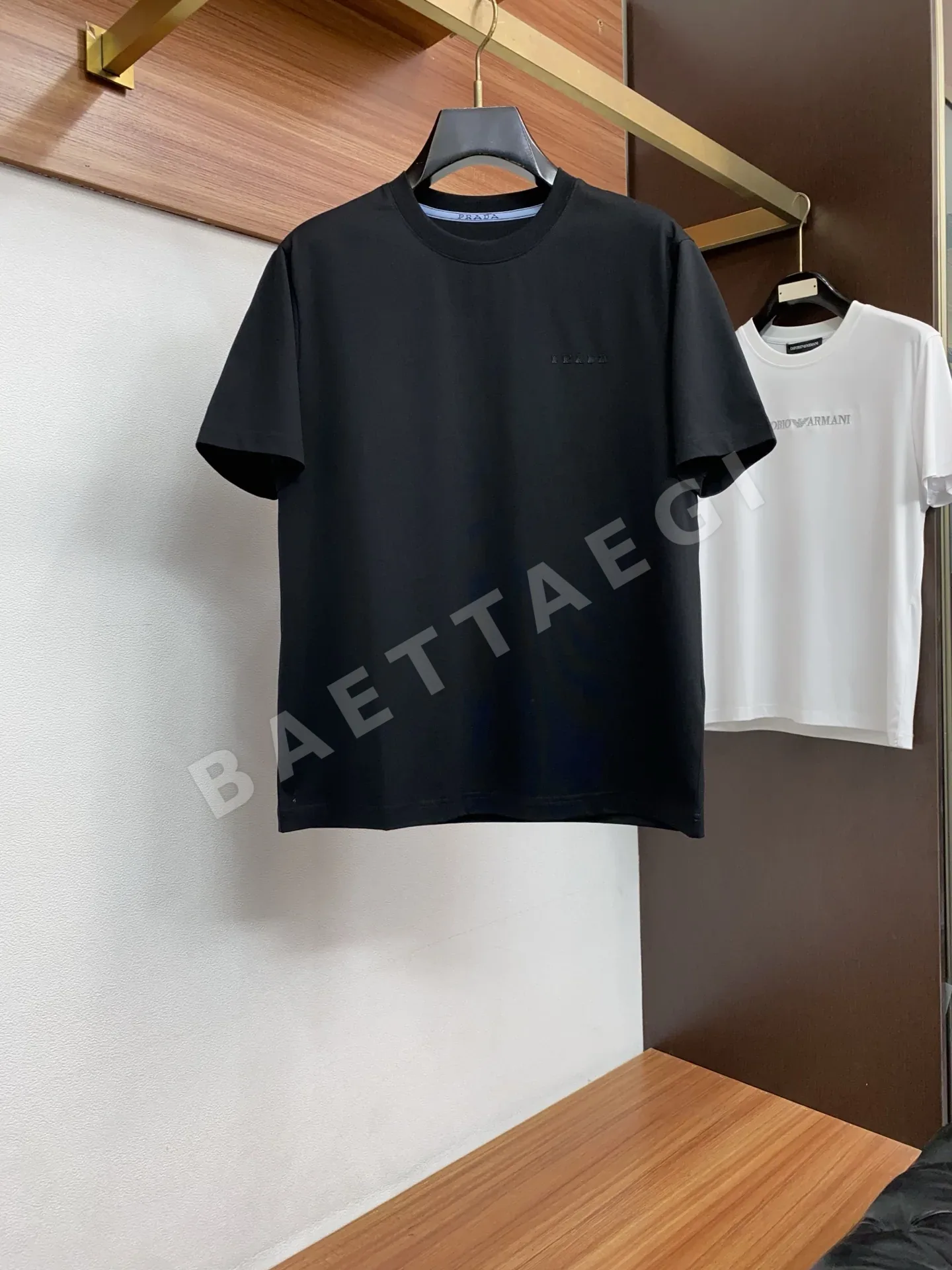 로로피아나 남성 실크 반팔 티셔츠 48051