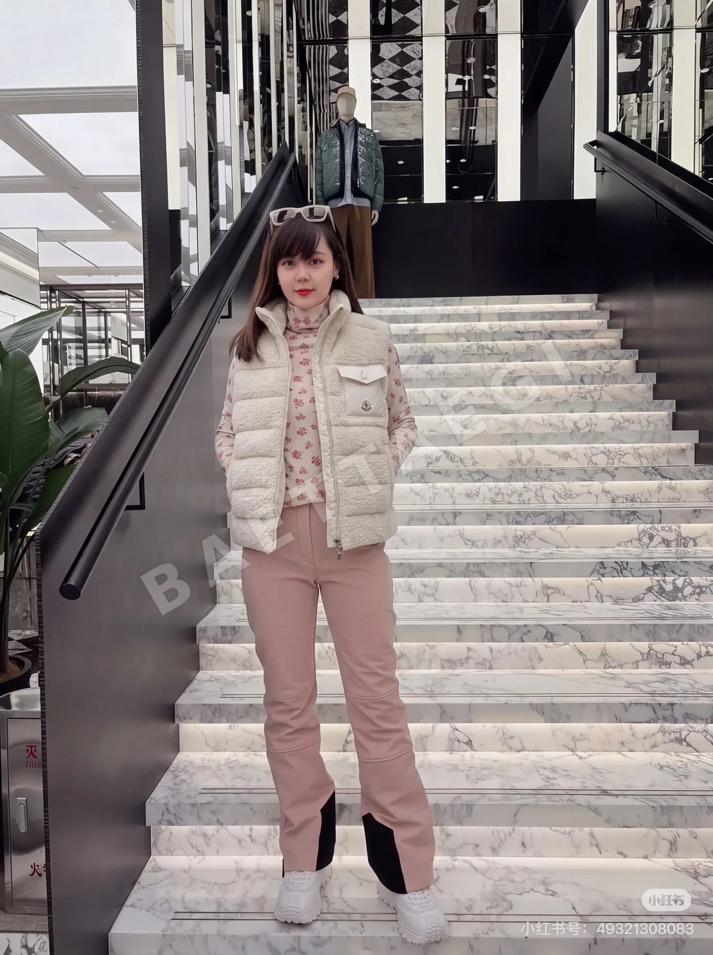 몽클레르 테디 베어 플리스 여성 다운 조끼 상세 이미지 6