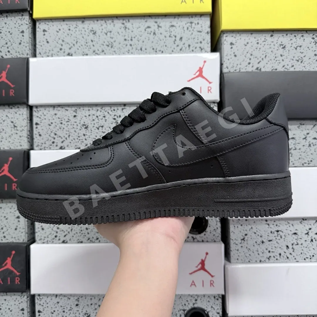 나이키 [WZ] 에어 포스 1 로우 315122-001 201503 Nike Air Force 1 Low '07 Black 상세 이미지 4