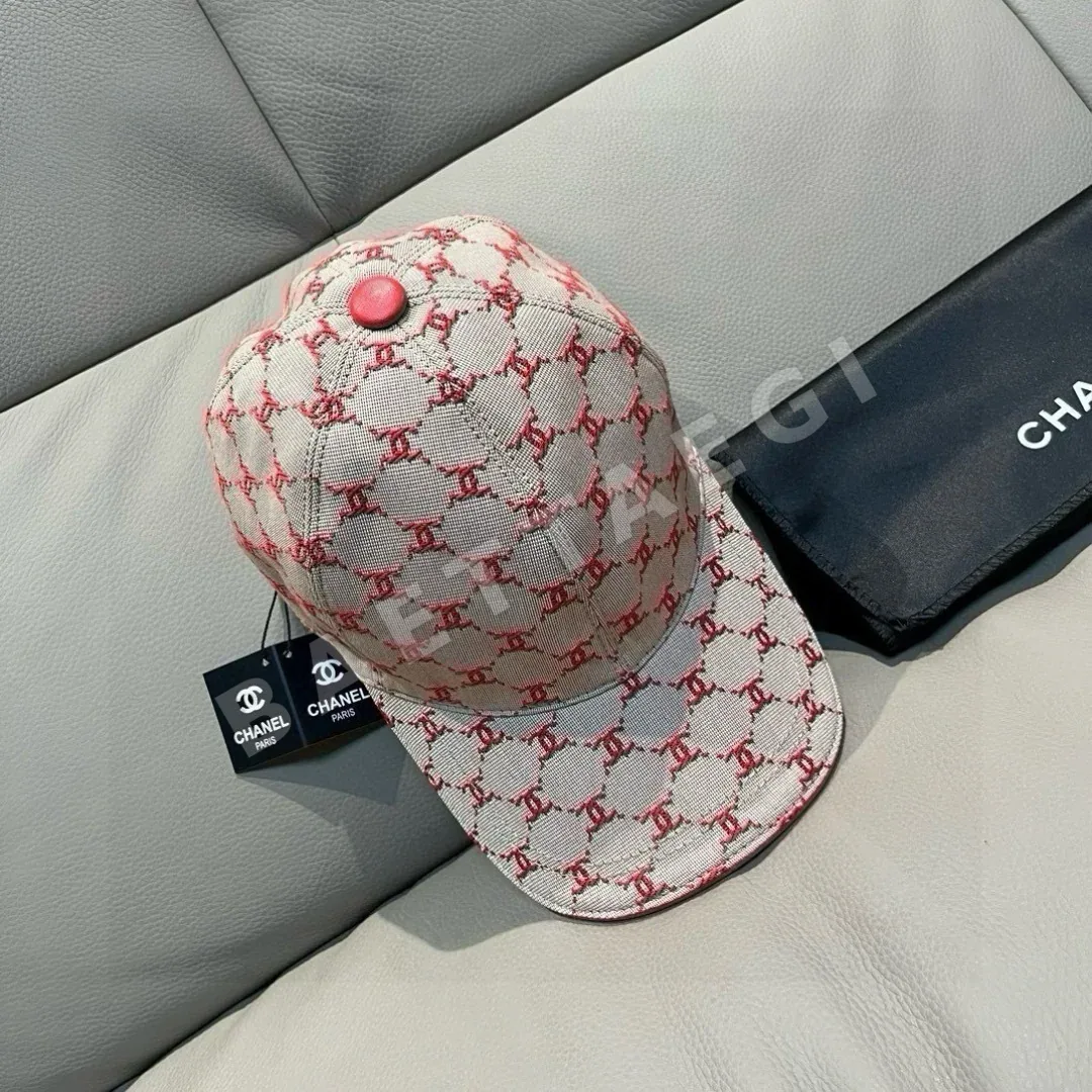 샤넬 더블 C 자카드 캡 185512
