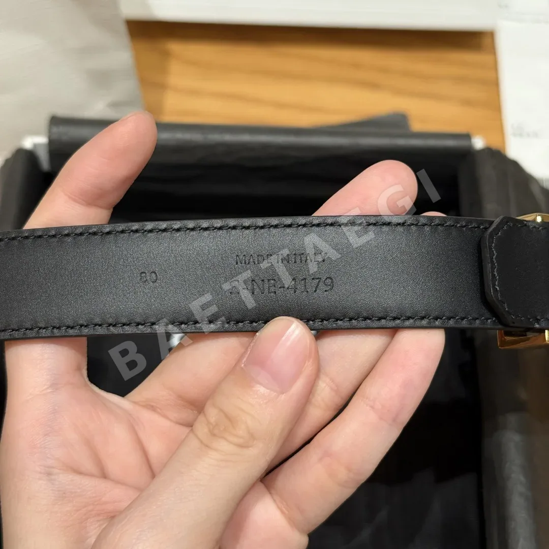 셀린느 JD280 웨스턴 미디엄 소가죽 벨트 상세 이미지 8